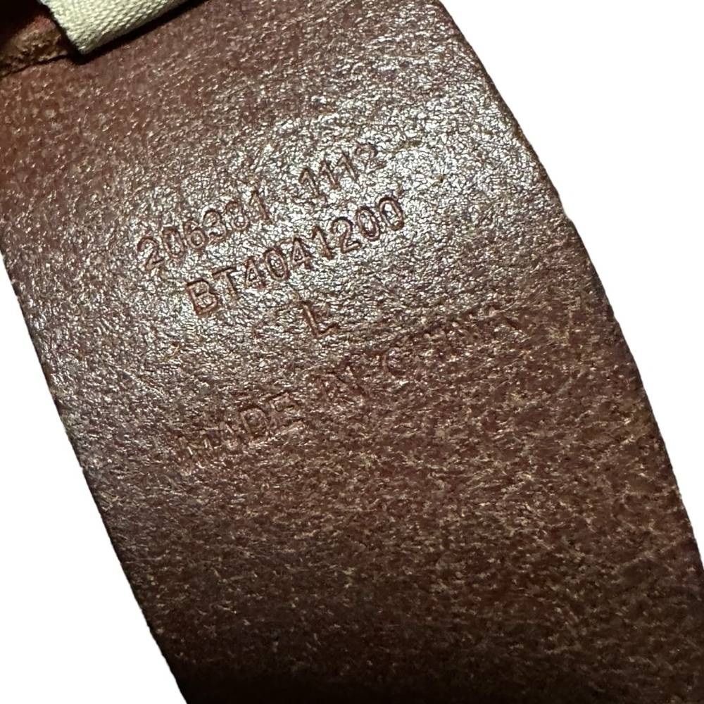 Fossil Womens Size Large Belt Tooled Leather West… - image 5